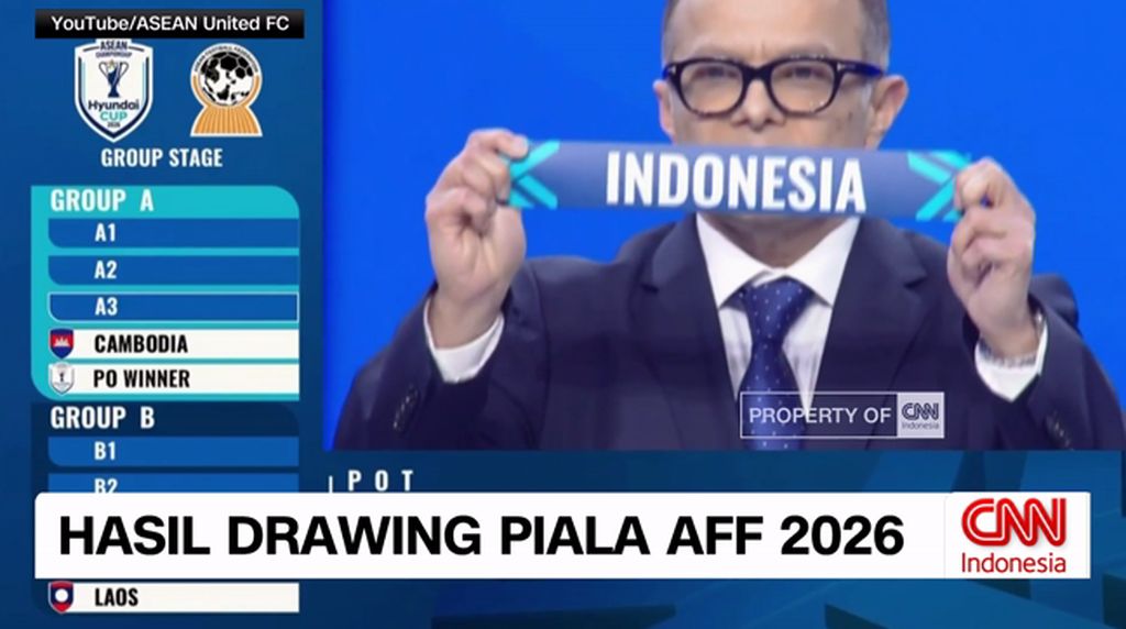 VIDEO: Hasil Drawing Piala AFF 2026