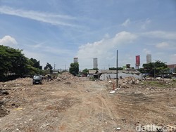 Kampung Tengah Jalan Ahmad Yani Rata Tanah, Siap Dibangun Flyover Tahun Ini
