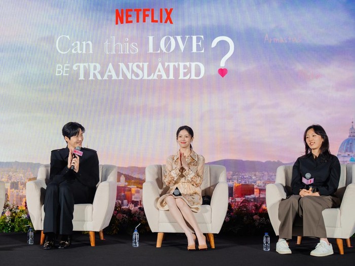 Konferensi pers Can This Love Be Translated di Jakarta