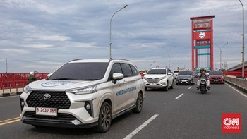 FOTO: Perjalanan Toyota Veloz Hybrid EV dari Palembang hingga Jambi