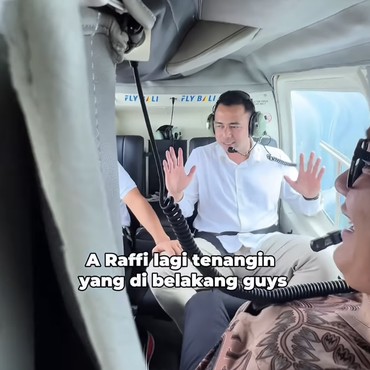 Kata Raffi Ahmad soal Helikopter yang Ditumpangi Hampir Jatuh di Bali