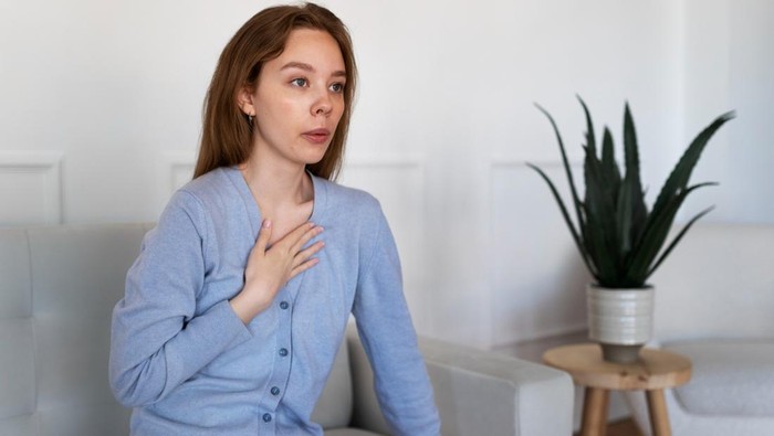 Teknik pernapasan 4-7-8/Foto: Freepik.com