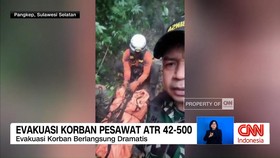 VIDEO: Evakuasi Jenazah Korban Pesawat ATR 42-500 di Sulsel