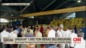 VIDEO: Terungkap, 1.000 Ton Beras Selundupan Masuk Kepulauan Riau