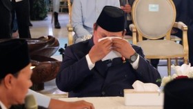 Momen Haru Prabowo saat Jadi Saksi Nikah Sekretaris Pribadi