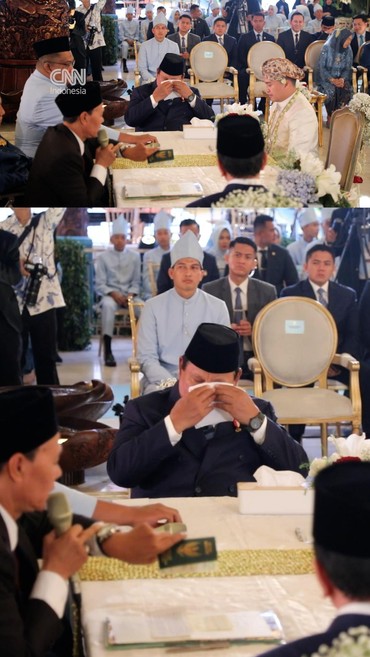 Momen Haru Prabowo saat Jadi Saksi Nikah Sekretaris Pribadi