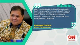 VIDEO: Pemerintah Mau Bentuk BUMN Tekstil Senilai Rp100 Triliun