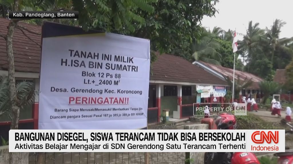 VIDEO: Bangunan Disegel, Siswa Terancam Tidak Bisa Bersekolah
