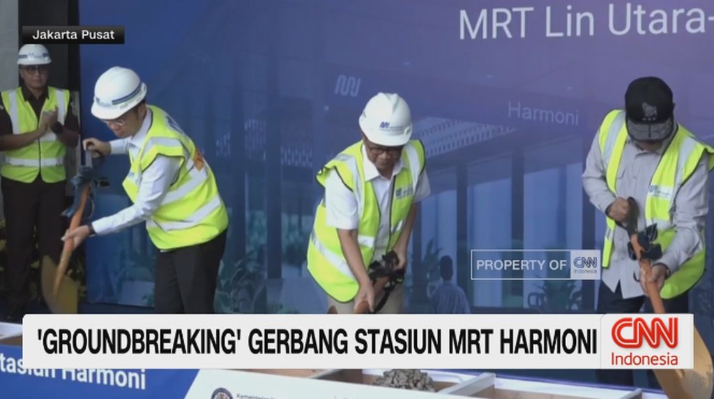 VIDEO: Groundbreaking Gerbang Stasiun MRT Harmoni