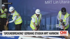 VIDEO: Groundbreaking Gerbang Stasiun MRT Harmoni