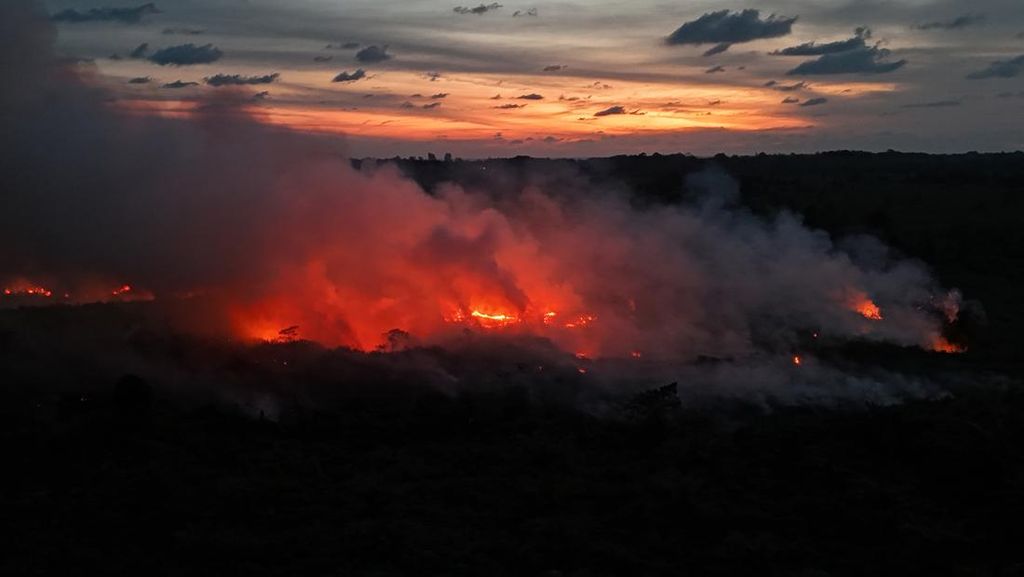 Karhutla Meluas Jadi 9 Hektare, Kabut Asap Mulai Selimuti Aceh Barat