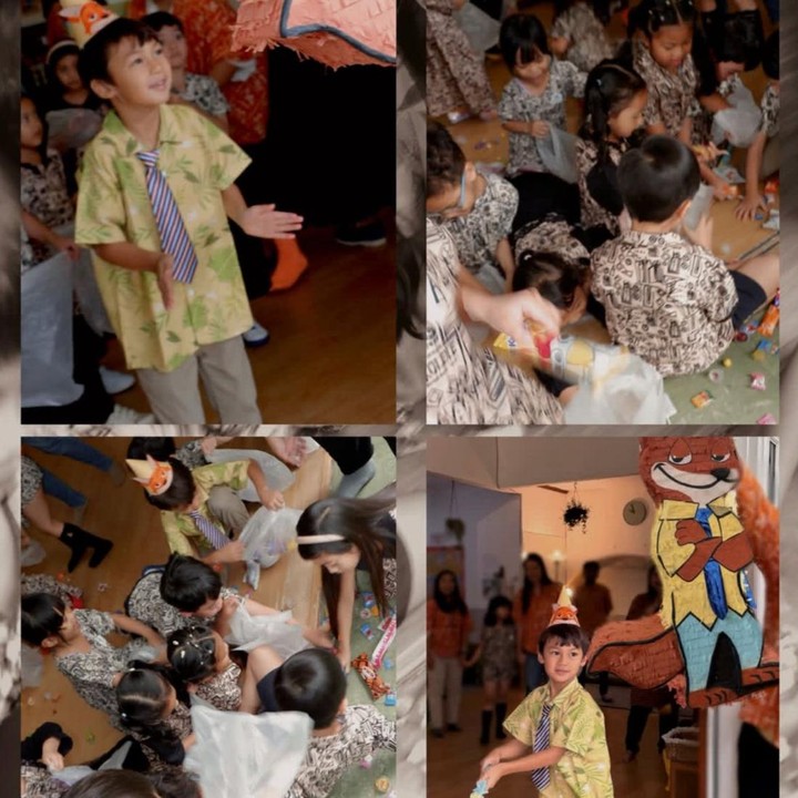 <p>Dari beberapa potret yang dibagikan, terlihat Kiano begitu bahagia merayakan ulang tahunnya bersama teman-teman di sekolah. Paula pun ingin memastikan sang anak memiliki kenangan manis di masa kecilnya. "Momen sederhana ini bisa menjadi kenangan berharga yang tertanam sebagai memori manis dan akan selalu Kiano ingat yah. Mama selalu mendoakan agar Kiano sehat, bahagia, dan menjadi anak yang sholeh," tutur Paula. (Foto: Instagram @paula_verhoeven)</p>