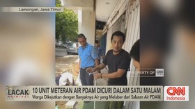 VIDEO: Sepuluh Unit Meteran Air PDAM Dicuri Dalam Satu Malam