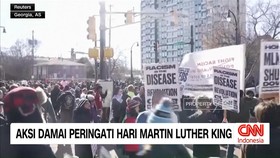 VIDEO: Aksi Damai Peringati Hari Martin Luther King