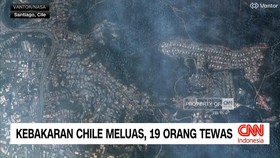 VIDEO: Kebakaran Chile Meluas, 19 Orang Tewas