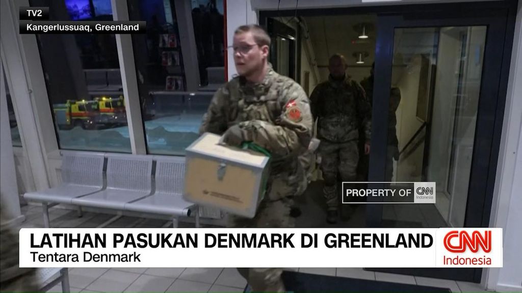 VIDEO: Latihan Pasukan Denmark di Greenland