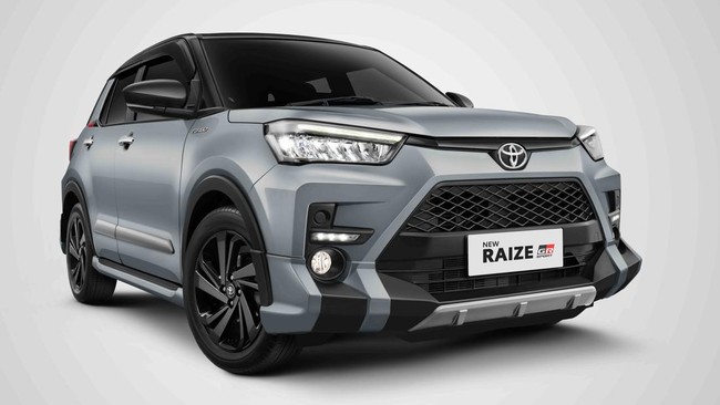 Toyota Raize mengalami perubahan di warna elemen bodi eksterior dan interior, head unit dan aerokit.