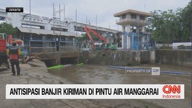 VIDEO: Antisipasi Banjir Kiriman di Pintu Air Manggarai