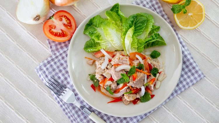 Ilustrasi tuna salad