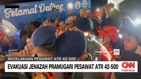 VIDEO: Evakuasi Jenazah Pramugari Pesawat ATR 42-500
