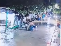 Apes! Maling di Semarang Kabur Tinggalkan Motor Usai Jatuh Saat Dikejar Warga