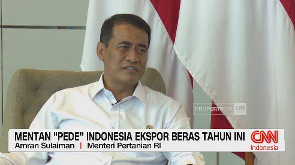 VIDEO: Mentan "Pede" Indonesia Ekspor Beras Tahun Ini