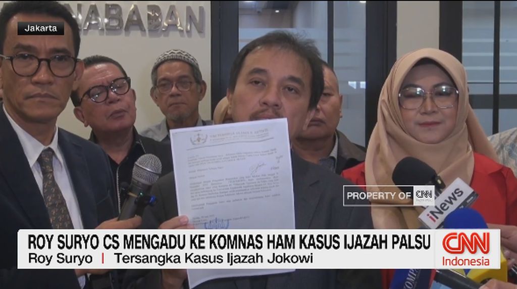 VIDEO: Roy Suryo cs Mengadu Ke Komnas HAM Kasus Ijazah Palsu
