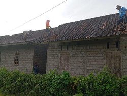 Puting Beliung Terjang Jembrana, Puluhan Rumah dan Palinggih Rusak