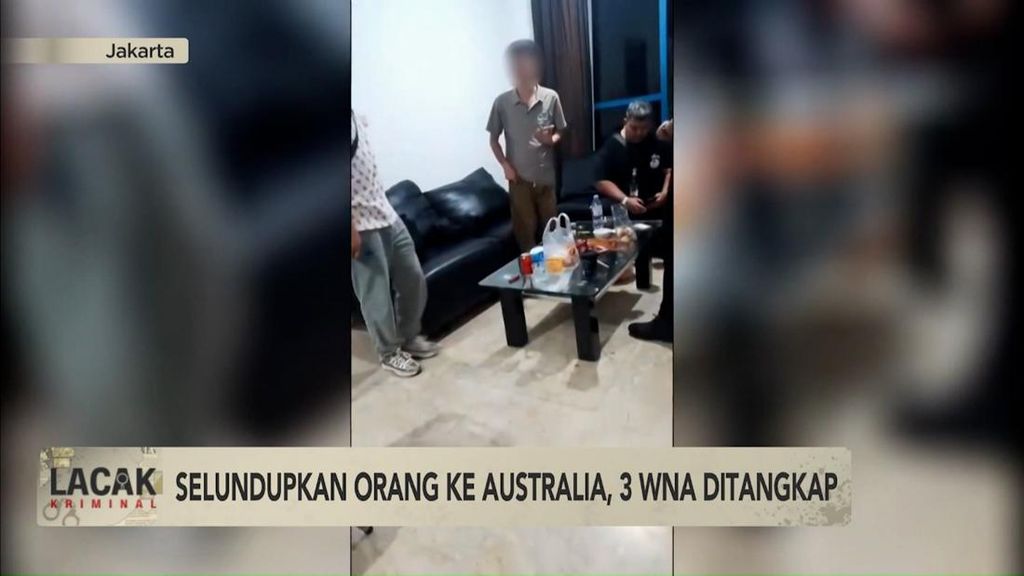 VIDEO: Selundupkan Orang ke Australia, Tiga WNA Ditangkap