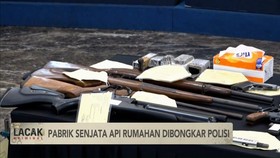 VIDEO: Berantas Senpi Ilegal dan Narkoba, Polisi Ungkap Pabrik Senjata