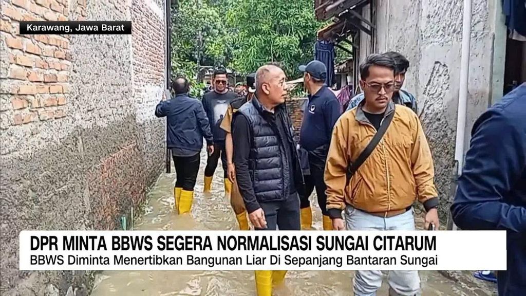 VIDEO: DPR Minta BBWS Segera Normalisasi Sungai Citarum