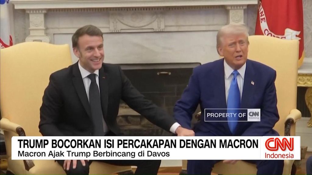 VIDEO: Trump Bocorkan Isi Percakapan dengan Macron