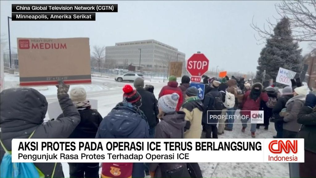 VIDEO: Aksi Protes pada Operasi ICE Terus Berlangsung