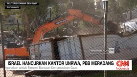 VIDEO: Israel Hancurkan Kantor UNRWA, PBB Meradang