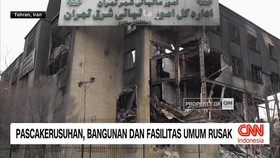 VIDEO: Pascakerusuhan, Bangunan dan Fasilitas Umum di Iran Rusak