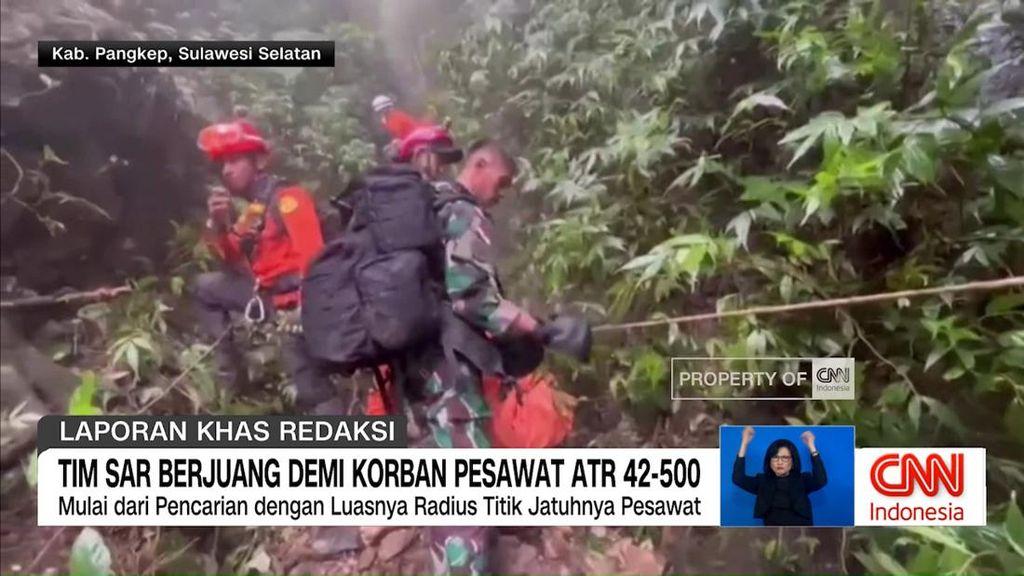 VIDEO: Tim SAR Berjuang Demi Korban Pesawat ATR 42-500