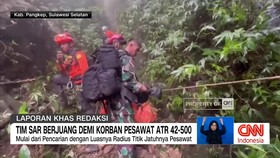 VIDEO: Tim SAR Berjuang Demi Korban Pesawat ATR 42-500