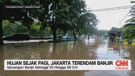 VIDEO: Banjir Melanda Kawasan Cempaka Putih