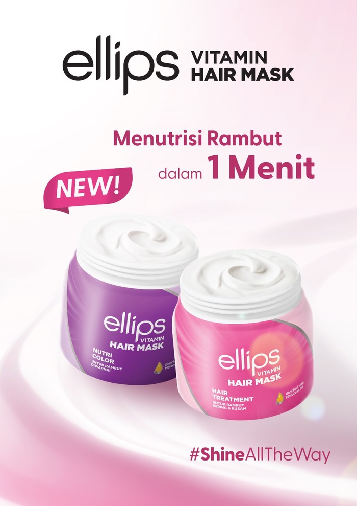 Ellips hadirkan Ellips Hair Mask untuk solusi praktis membuat rambut lembut.