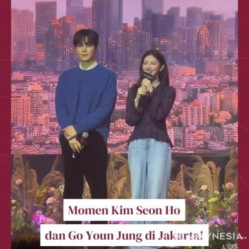 Momen Kim Seon Ho dan Go Youn Jung di Jakarta