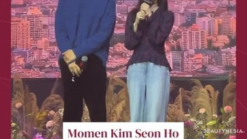 Momen Kim Seon Ho dan Go Youn Jung di Jakarta
