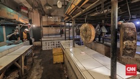 FOTO: Mogok Jualan Pedagang Daging Imbas Harga Sapi Kemahalan