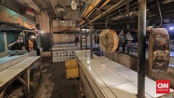 FOTO: Mogok Jualan Pedagang Daging Imbas Harga Sapi Kemahalan