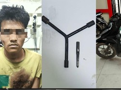 Spesialis Maling Motor Ditangkap Saat Beraksi di Kantor Pemkab Banyuasin