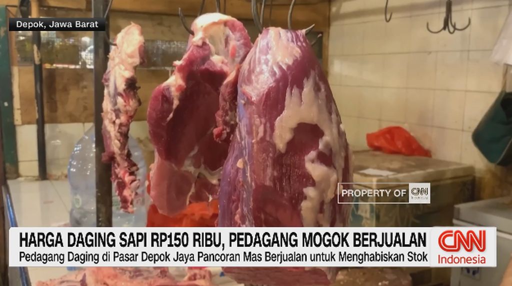 VIDEO: Harga Daging Sapi Rp.150 Ribu, Pedagang Mogok Berjualan