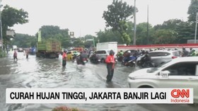 VIDEO: Curah Hujan Tinggi, Jakarta Banjir Lagi