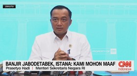 VIDEO: Banjir Jabodetabek, Istana: Kami Mohon Maaf