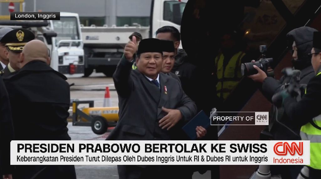 VIDEO: Presiden Prabowo Bertolak ke Swiss