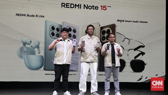 Xiaomi luncurkan Redmi Note 15 Series di Indonesia, menawarkan ketahanan ekstrem, kamera 200 MP, dan daya tahan baterai hingga 49 jam. Simak spesifikasinya!