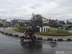 Rudal Inggris di Bundaran Jati Perkuat Identitas Cimahi Kota Militer